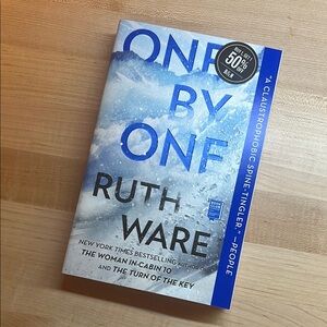 One by One by Ruth Ware -- thriller, mystery, suspense, literary fiction book